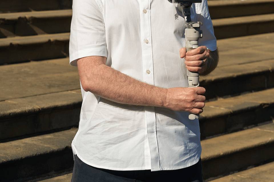 Steven James With Camera