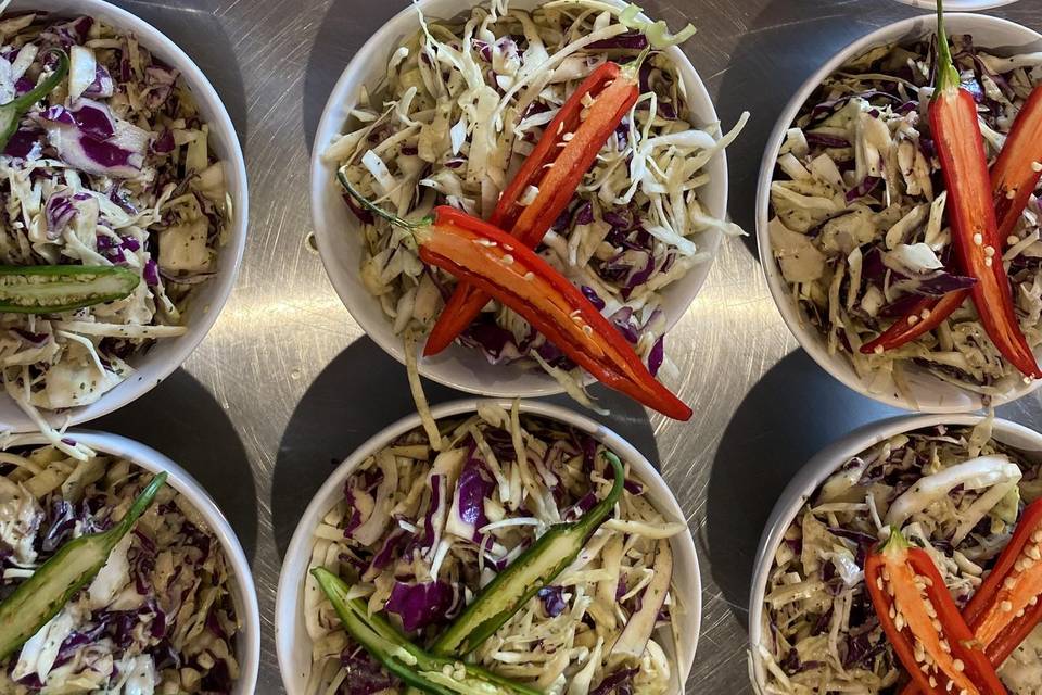 Green chilli slaw