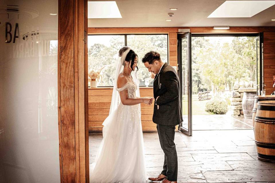 Moment before ceremony