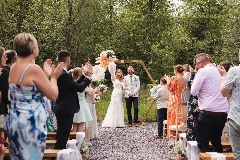 Woodland ceremony area