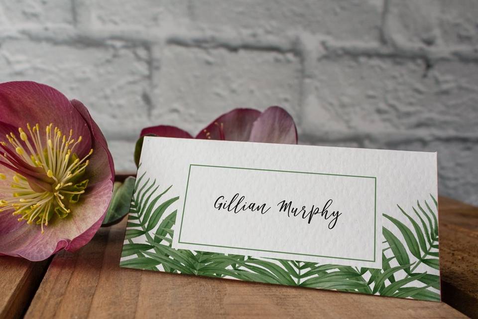 Catalina Place Card