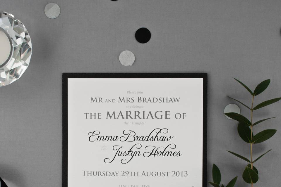 Emma Invitation Rear