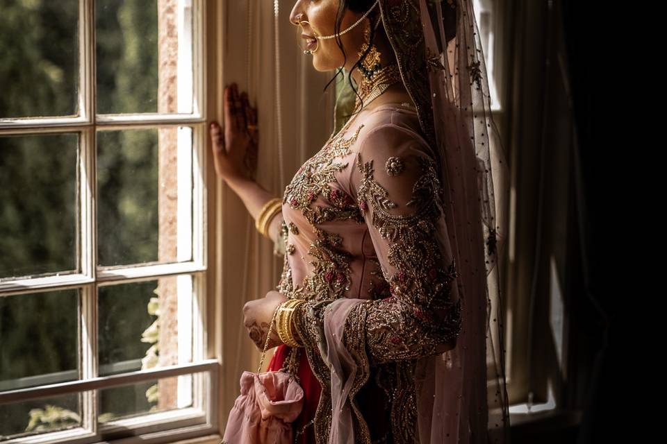 Muslim Bride at Window