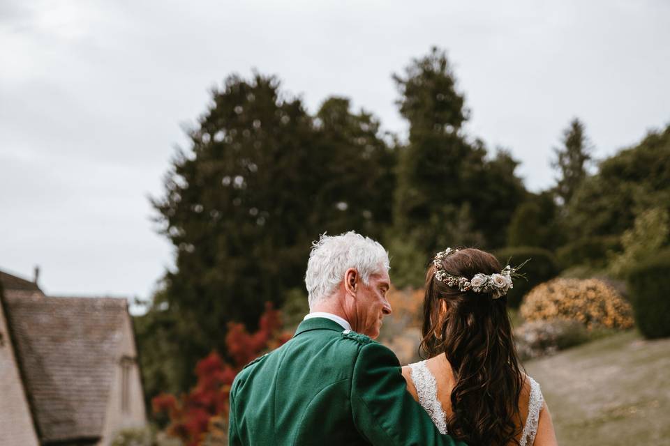 Couple walking