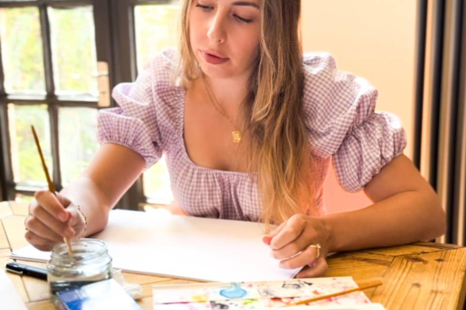 Hi! I'm Lydia the illustrator