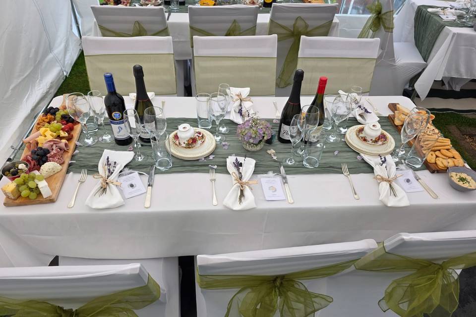 Example Wedding Set-up