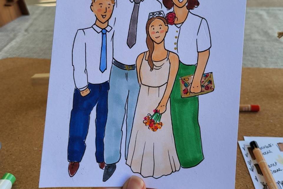Live illustration