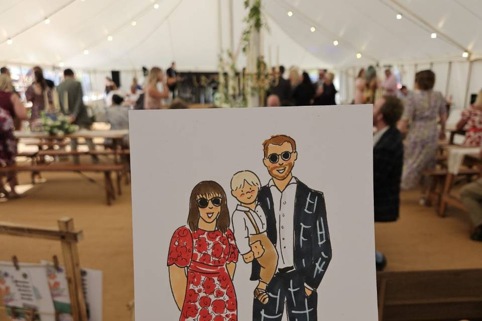 Live illustration