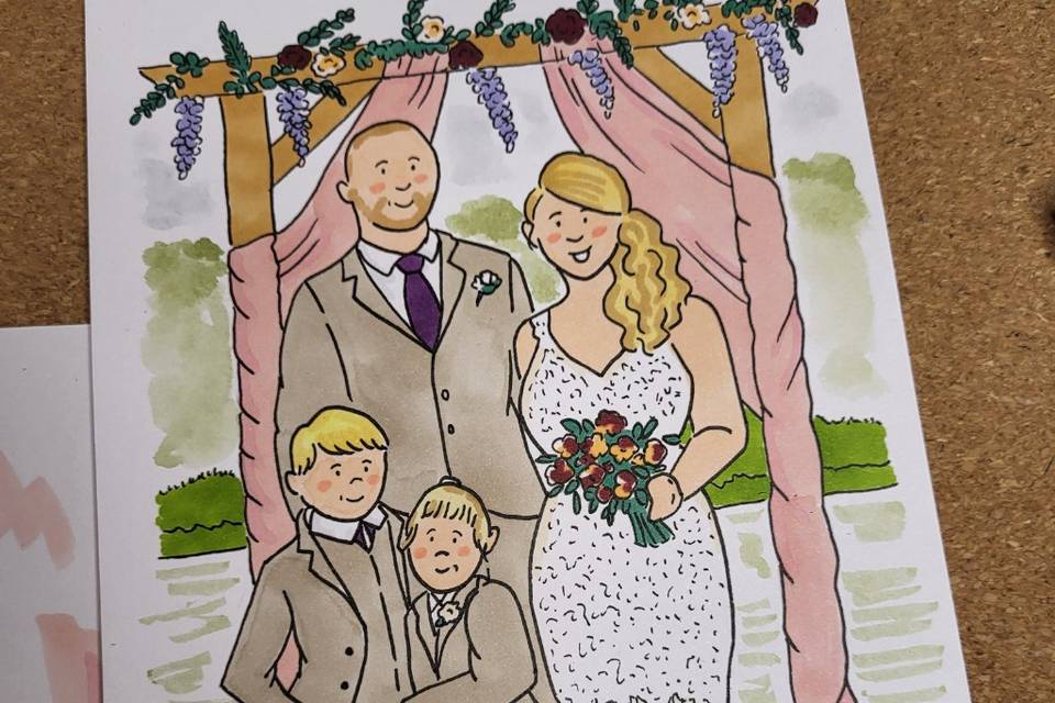 Wedding painting