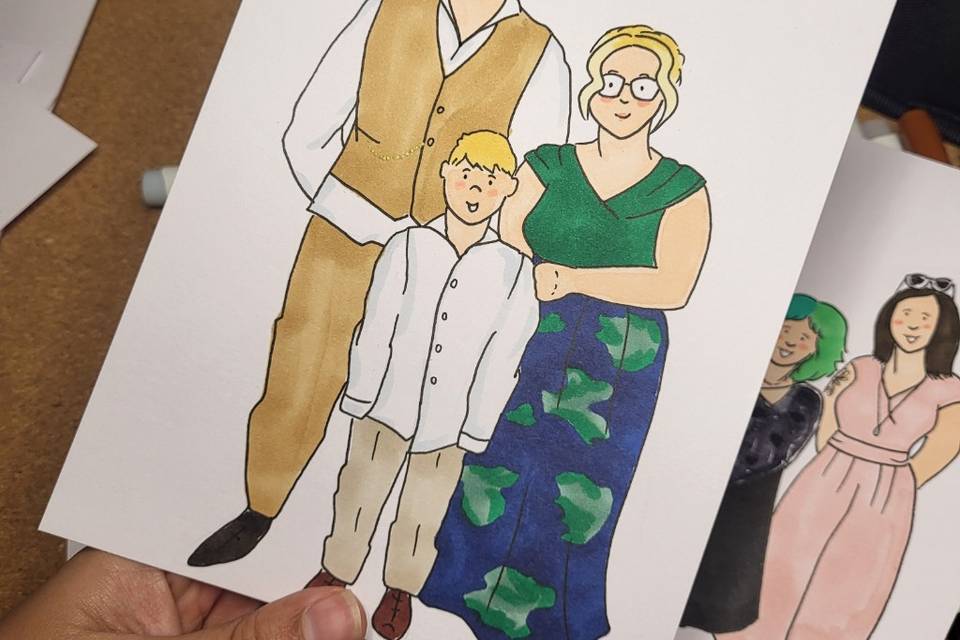 Live illustration Somerset