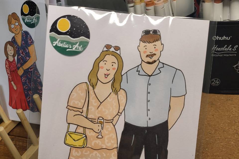Live guest illustration