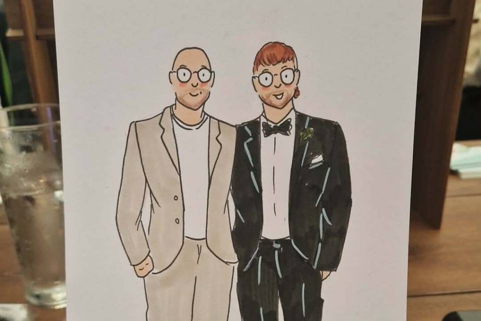 Live guest illustration