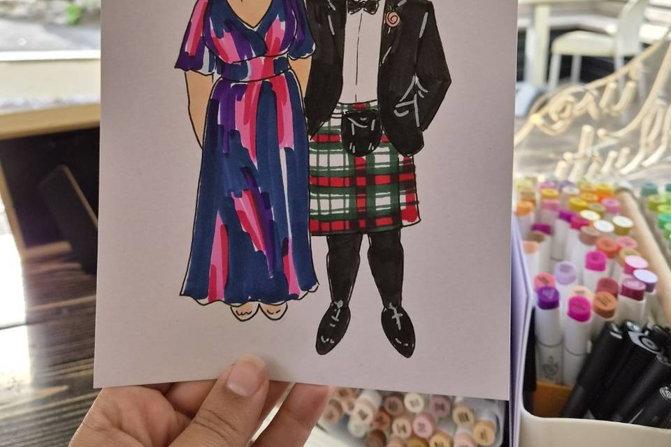 Best wedding illustrator