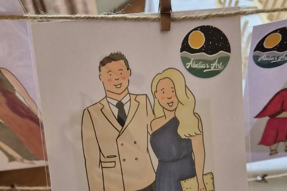 Live guest illustrations
