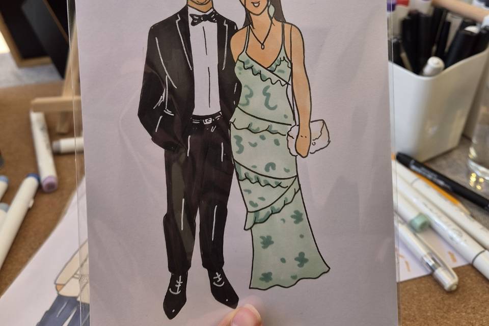 Devon live illustration