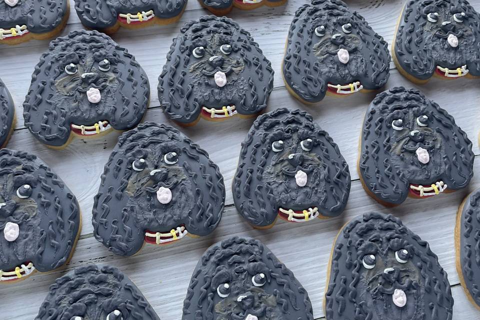 Dog wedding favours