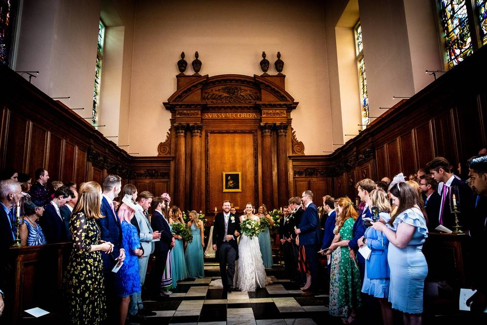 Cambridge College Wedding