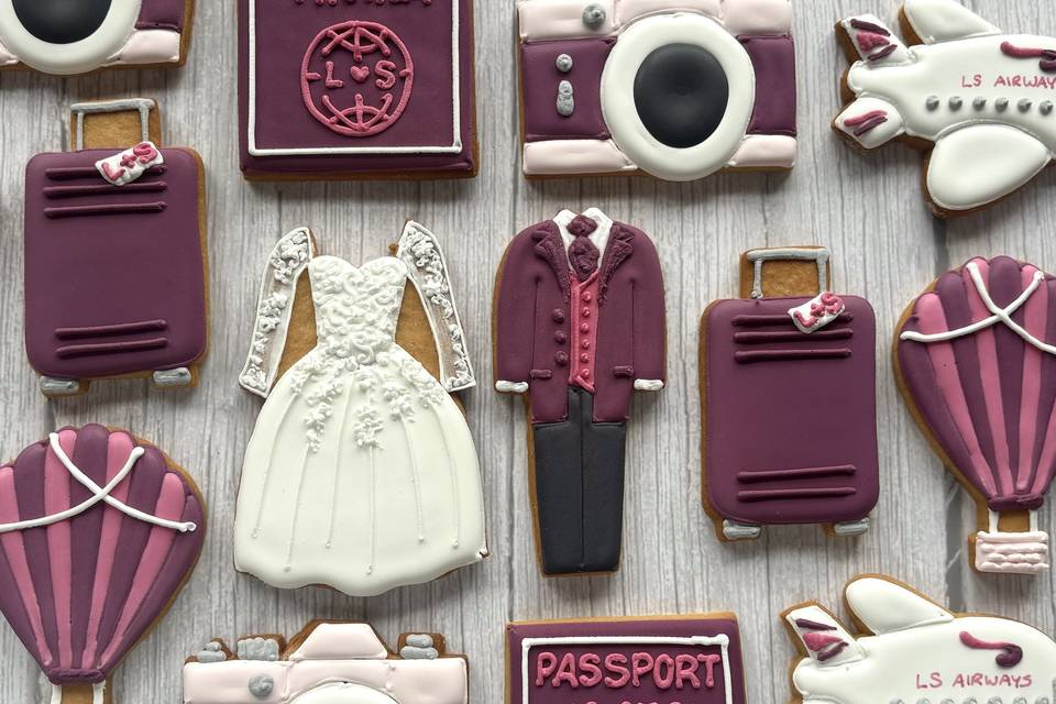 Travel wedding favours