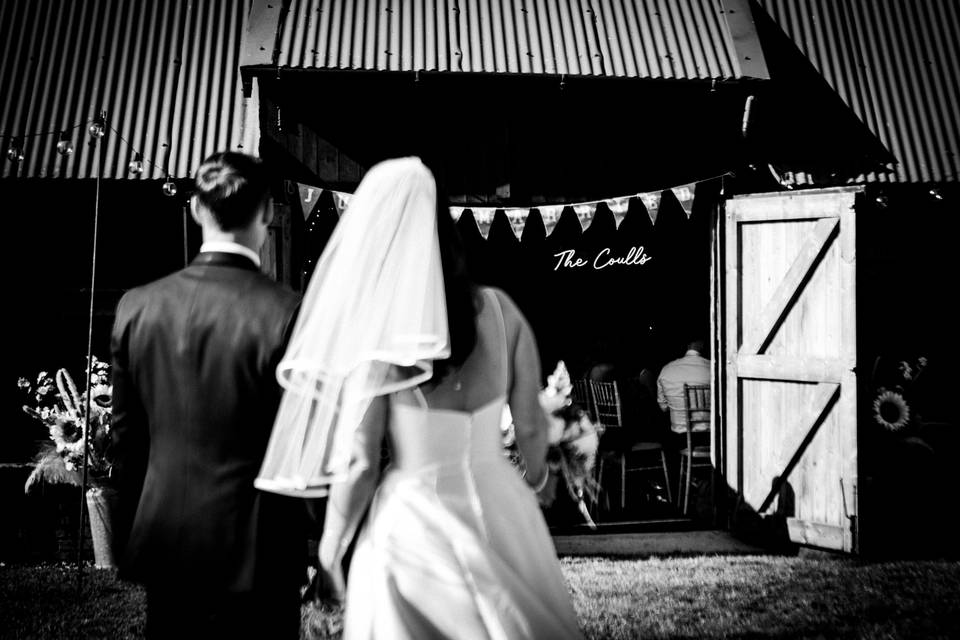 Neon sign just married