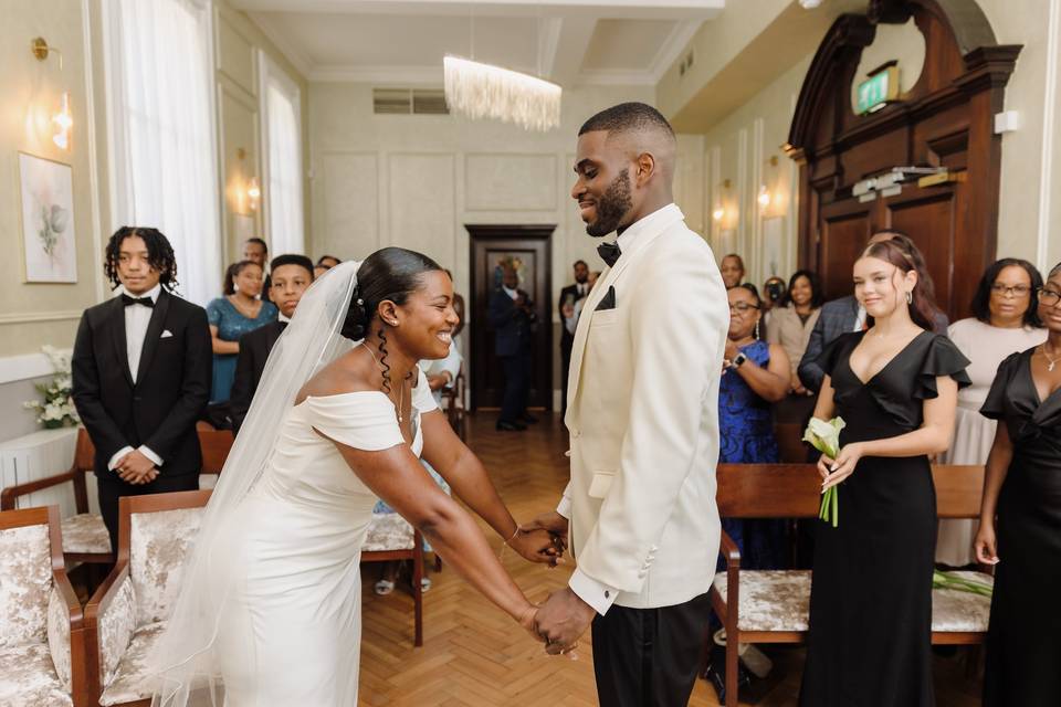 Bride and groom