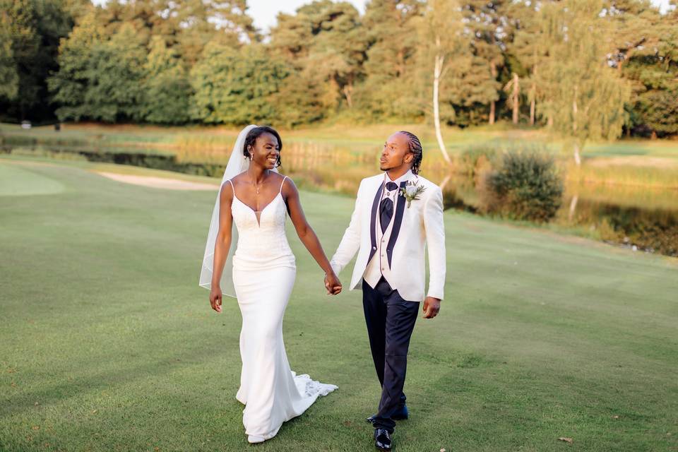 Bride and groom couple shoot