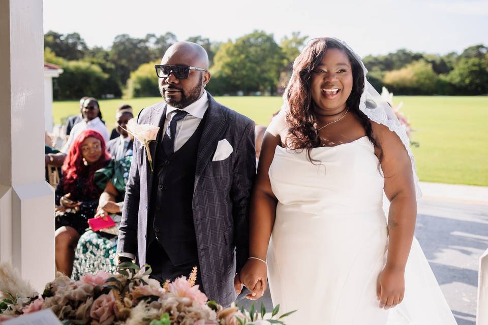 Bride and groom