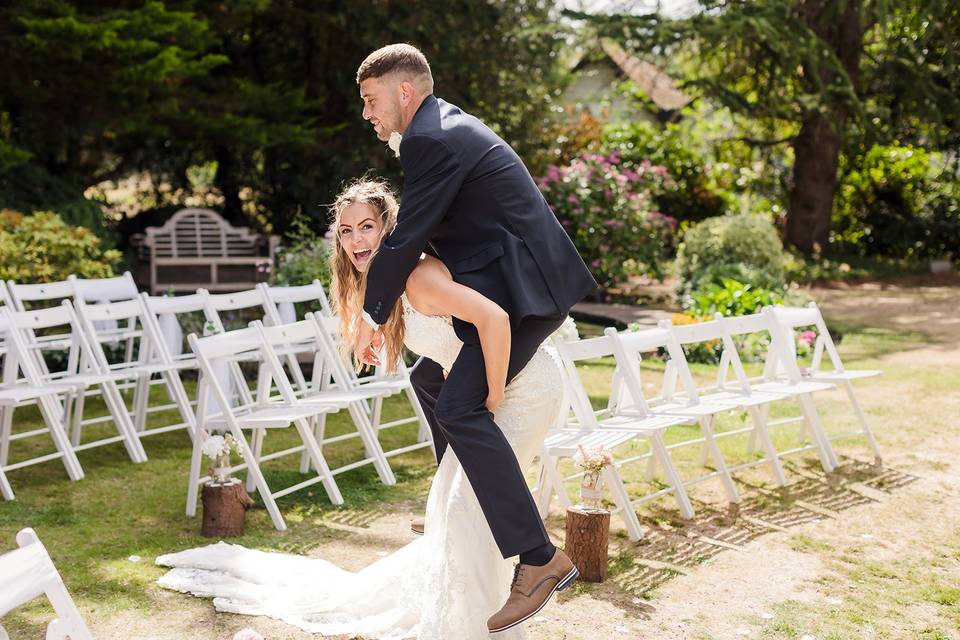 Bride and groom