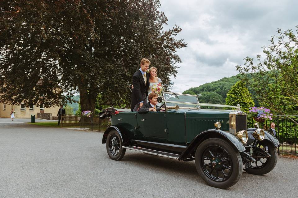 In a classic car - Mark J Boyce Photography