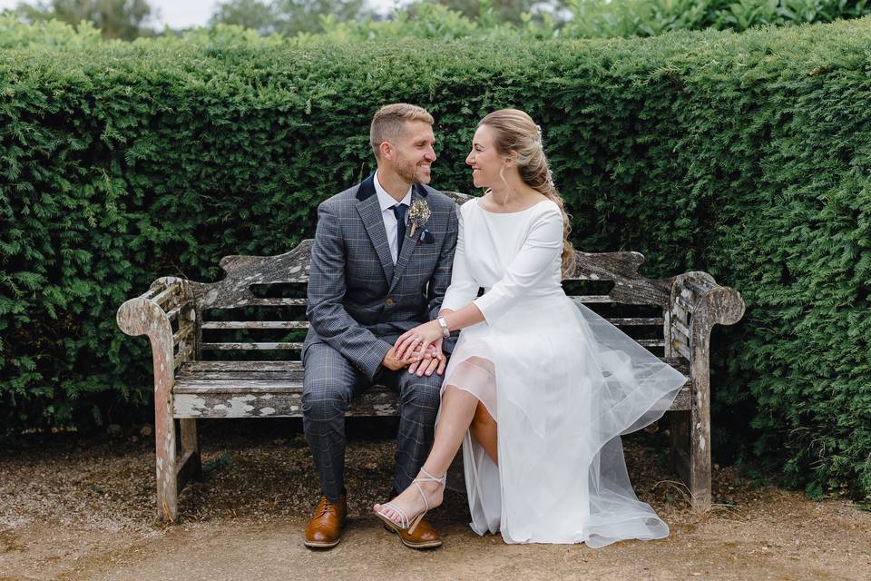 Bride & groom portrait