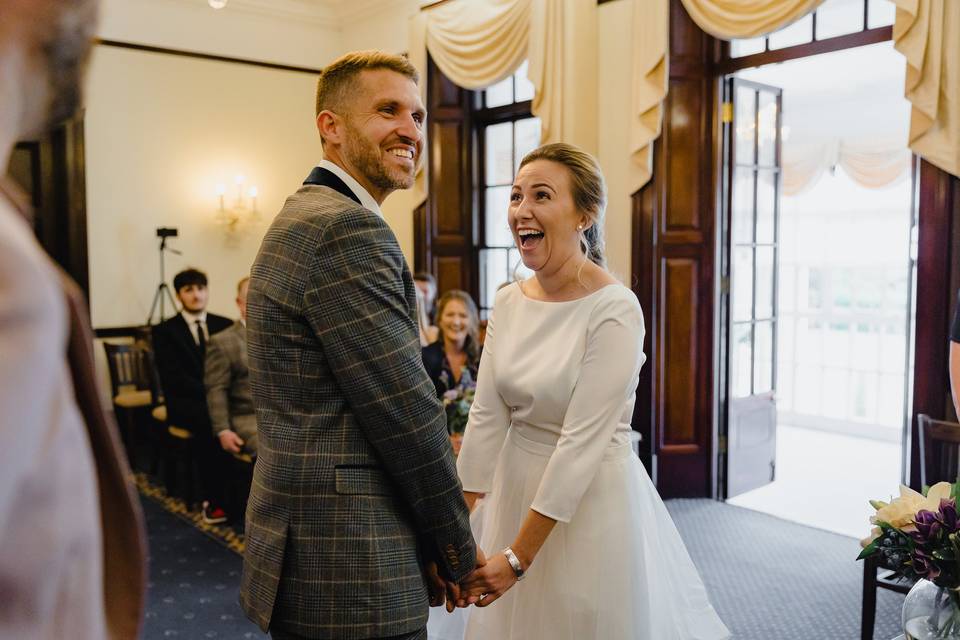 Bride and groom