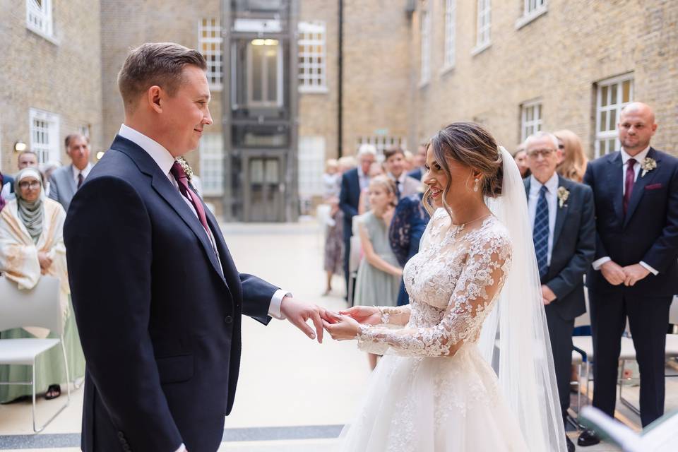 Bride and groom