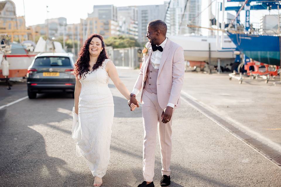 Bride and groom