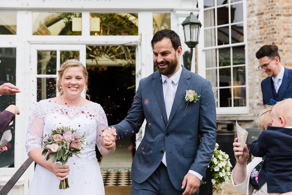 Bride and groom