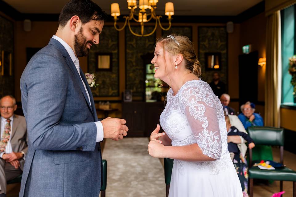 Bride and groom