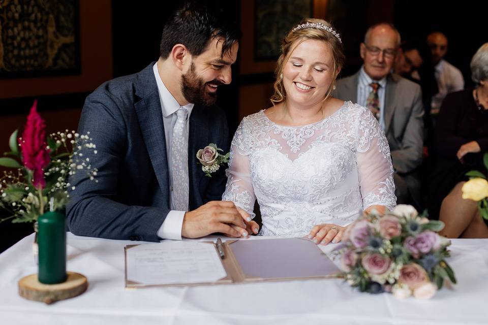 Couple enjoying a moment