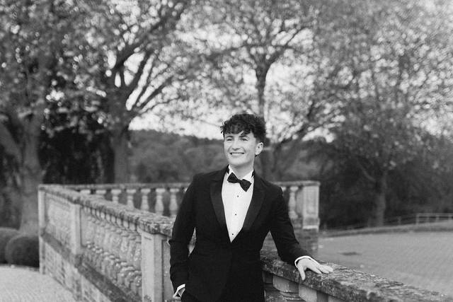 Women's wedding tuxedo