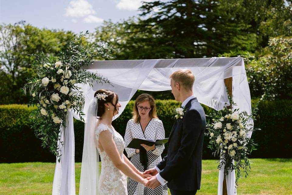 Outdoor Lake District wedding