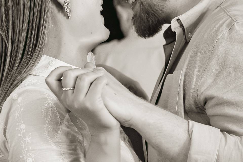 Candid couple shot