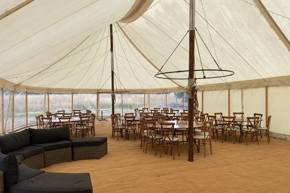Marquee set up