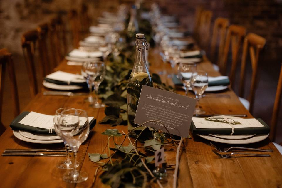 Crossback chairs & trestles