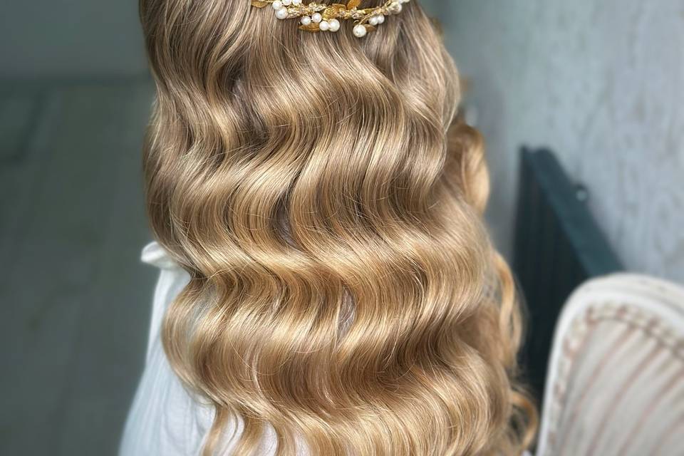 Voluminous updo