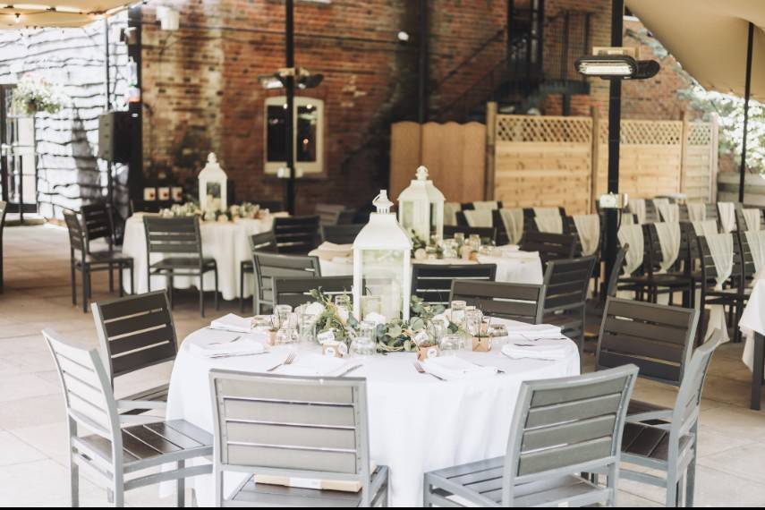 Outdoor Wedding Breakfast