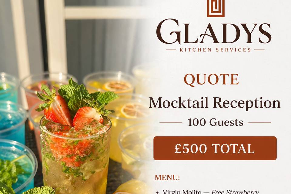 mocktails/cocktail bar