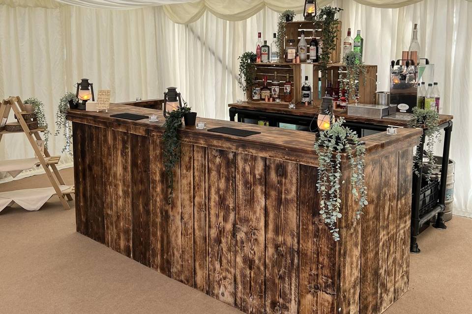 Our pop up bar