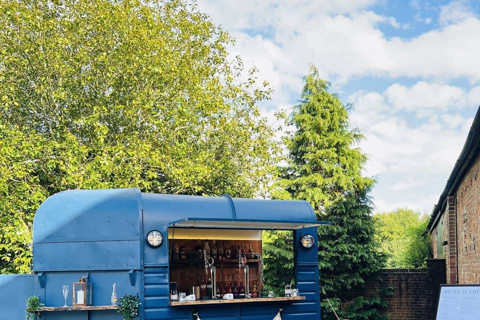 Our horsebox bar