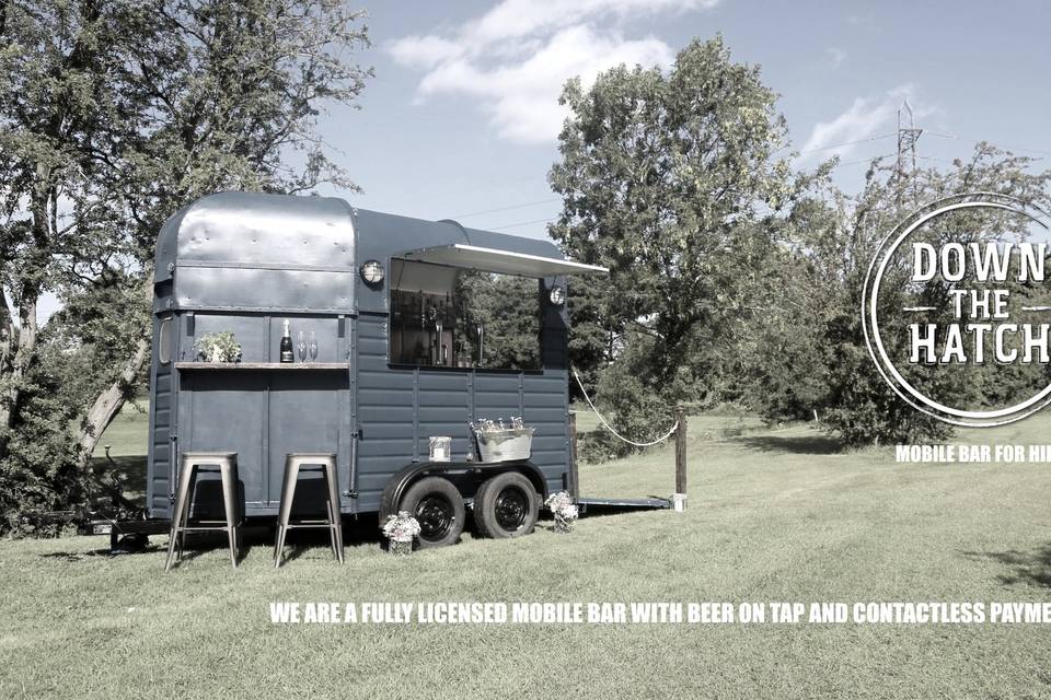 Mobile bar for hire