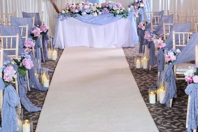 Bespoke ceremony styling
