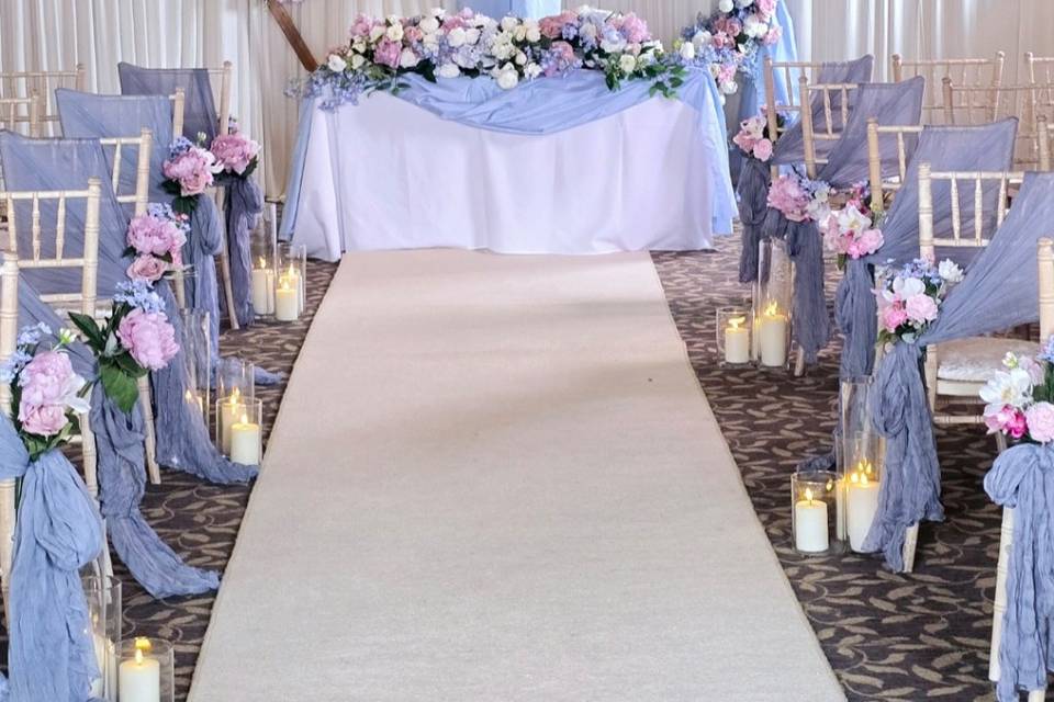 Bespoke ceremony styling
