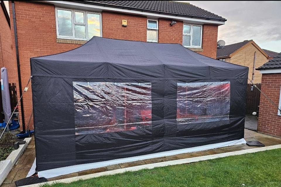 3x6 metre gazebo