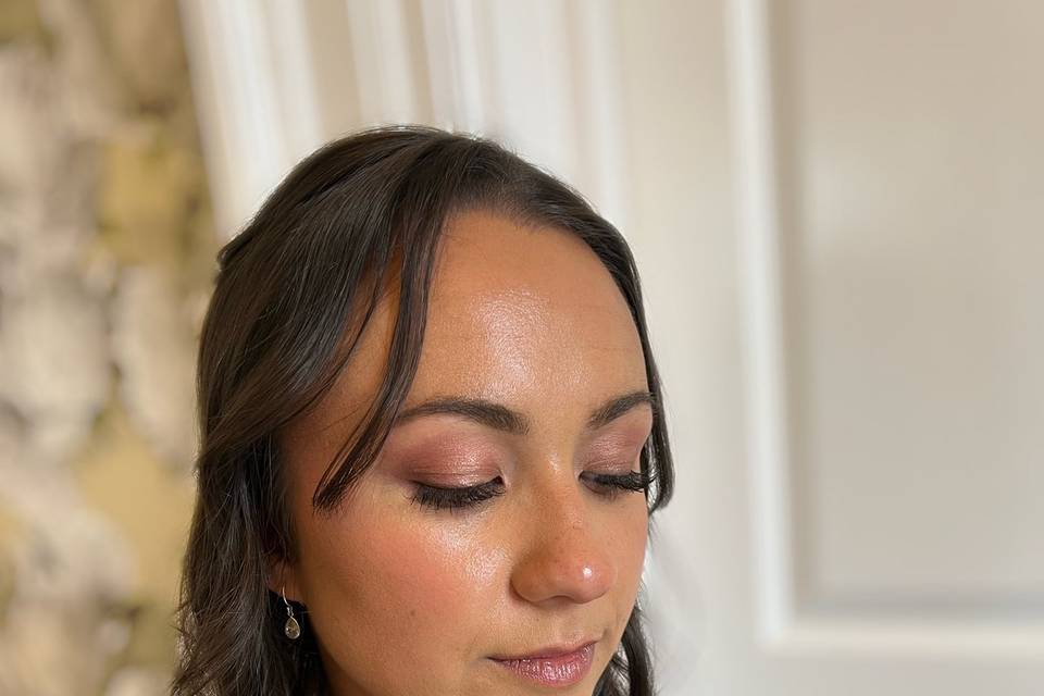 Bridesmaid makeup Bourton Hall